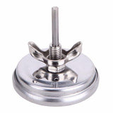 Termômetro preto sem borda