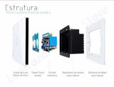 Interruptor Livolo 1 botão com remote banco