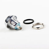 Botão 12mm sem trava cabeça redonda Inox