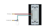 Interruptor Livolo 1 botão com remote banco