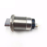 Botão 19mm girar 2 posições Inox