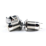 Botão 12mm sem trava cabeça alta Inox