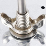 Termômetro preto com borda