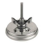 Termômetro branco sem borda