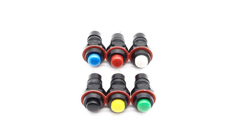 Botão 10mm sem trava colorido Plástico